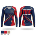 Johnson township fire department Women's Long Sleeve V-neck Shirt - 1