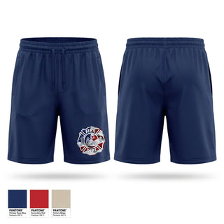 Athletic Shorts With Pockets, Morocco Fire Department, Fire Department, Teamtime, Team time, sublimation, custom sports apparel, team uniforms, spirit wear, spiritwear, sports uniforms, custom shirts, team store, custom team store, fundraiser sports, apparel fundraiser