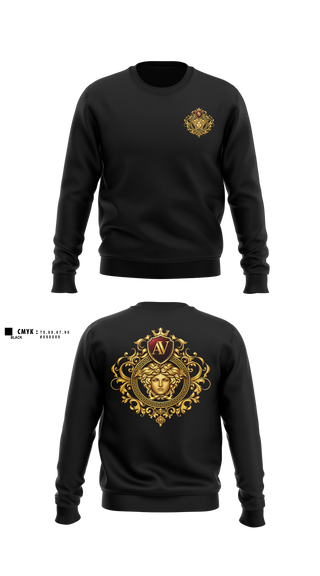 Crew Neck Sweatshirt, Anthony Versace, , Teamtime, Team time, sublimation, custom sports apparel, team uniforms, spirit wear, spiritwear, sports uniforms, custom shirts, team store, custom team store, fundraiser sports, apparel fundraiser