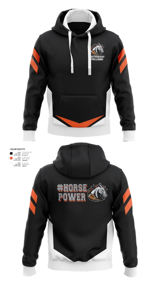 Hoodie, Southwest Stallions, , Teamtime, Team time, sublimation, custom sports apparel, team uniforms, spirit wear, spiritwear, sports uniforms, custom shirts, team store, custom team store, fundraiser sports, apparel fundraiser