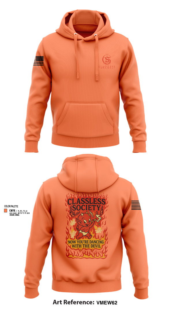 Hoodie, Classless Society, , Teamtime, Team time, sublimation, custom sports apparel, team uniforms, spirit wear, spiritwear, sports uniforms, custom shirts, team store, custom team store, fundraiser sports, apparel fundraiser