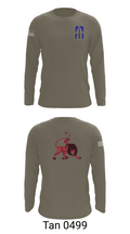 Charlie’s Battery 1st Battalion 163rd Field Artillery Division 96416093 Long Sleeve Performance Shirt - 4