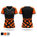 Bloomer Blackhawk'sTrack & Field Women's Short Sleeve V-neck Shirt - 1