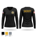 Spalding County Sheriff’s Office Women's Long Sleeve V-neck Shirt - 1