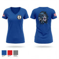 Fairchild AFB Chiefs 84120345 Women's Short Sleeve V-neck Shirt - 1