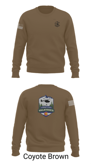 Crew Neck Sweatshirt, D Co 3-140th AVN, National Guard, Teamtime, Team time, sublimation, custom sports apparel, team uniforms, spirit wear, spiritwear, sports uniforms, custom shirts, team store, custom team store, fundraiser sports, apparel fundraiser