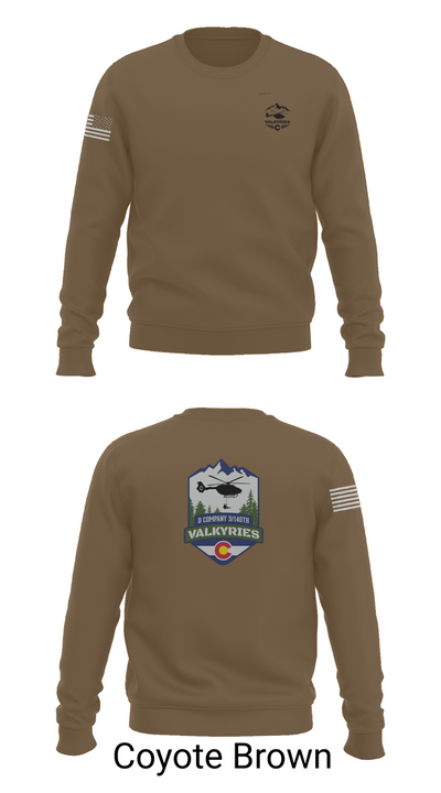 D Co 3-140th AVN 89038545 Crew Neck Sweatshirt - 5