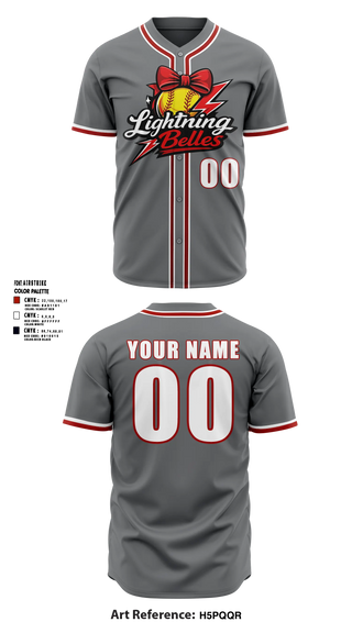 Full Button Softball Jersey, Bluegrass Lightning Belles, Softball, Teamtime, Team time, sublimation, custom sports apparel, team uniforms, spirit wear, spiritwear, sports uniforms, custom shirts, team store, custom team store, fundraiser sports, apparel fundraiser