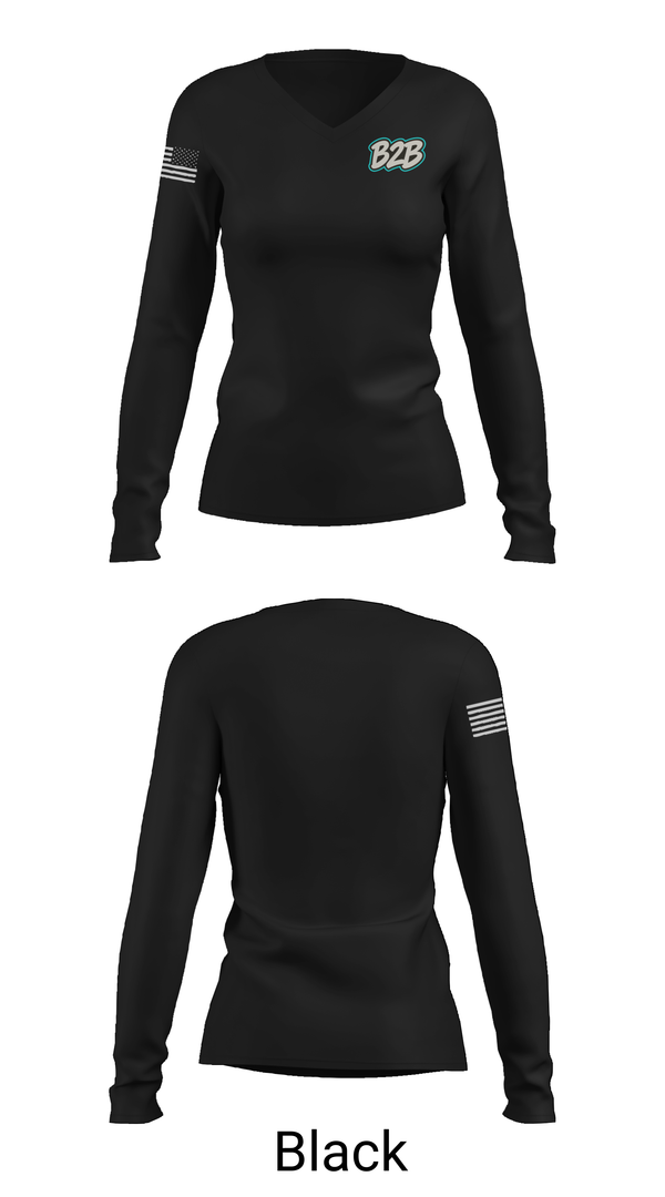 Womens Long Sleeve Vneck Shirt, Built2Ball, Women's Basketball, Teamtime, Team time, sublimation, custom sports apparel, team uniforms, spirit wear, spiritwear, sports uniforms, custom shirts, team store, custom team store, fundraiser sports, apparel fundraiser