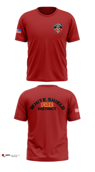 Soft Poly Tee Cotton Like Feel, White Shield Fire Department, Fire Department, Teamtime, Team time, sublimation, custom sports apparel, team uniforms, spirit wear, spiritwear, sports uniforms, custom shirts, team store, custom team store, fundraiser sports, apparel fundraiser
