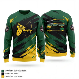 Crew Neck Sweatshirt, GES / AES ARCHERY, E-Sports, Teamtime, Team time, sublimation, custom sports apparel, team uniforms, spirit wear, spiritwear, sports uniforms, custom shirts, team store, custom team store, fundraiser sports, apparel fundraiser