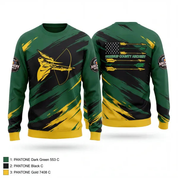 Crew Neck Sweatshirt, GES / AES ARCHERY, E-Sports, Teamtime, Team time, sublimation, custom sports apparel, team uniforms, spirit wear, spiritwear, sports uniforms, custom shirts, team store, custom team store, fundraiser sports, apparel fundraiser