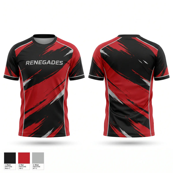 Soft Poly Tee Cotton Like Feel, Renegades, Softball, Teamtime, Team time, sublimation, custom sports apparel, team uniforms, spirit wear, spiritwear, sports uniforms, custom shirts, team store, custom team store, fundraiser sports, apparel fundraiser