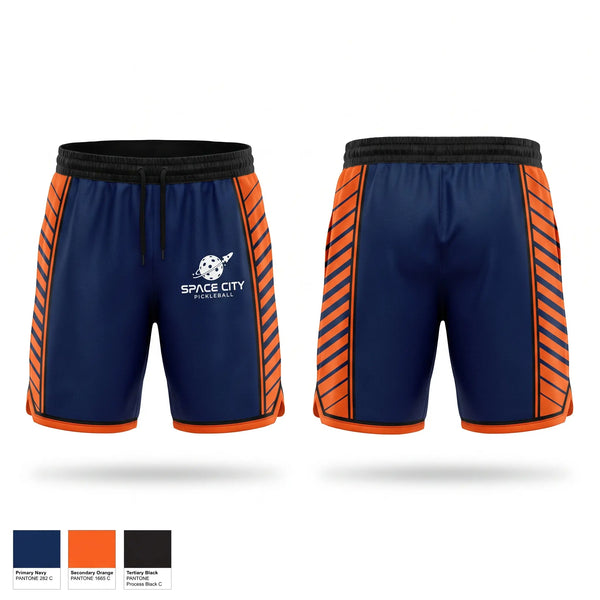 Athletic Shorts With Pockets, Space City Pickleball, , Teamtime, Team time, sublimation, custom sports apparel, team uniforms, spirit wear, spiritwear, sports uniforms, custom shirts, team store, custom team store, fundraiser sports, apparel fundraiser