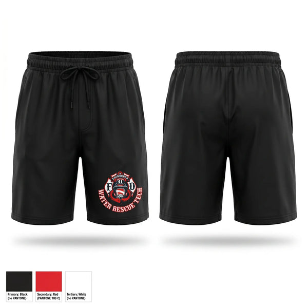 Athletic Shorts With Pockets, Edinburgh Water Rescue, Fire Department, Teamtime, Team time, sublimation, custom sports apparel, team uniforms, spirit wear, spiritwear, sports uniforms, custom shirts, team store, custom team store, fundraiser sports, apparel fundraiser