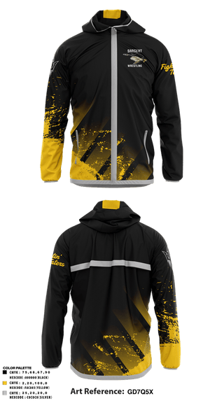 Windbreaker, Sargent Farmers, Wrestling, Teamtime, Team time, sublimation, custom sports apparel, team uniforms, spirit wear, spiritwear, sports uniforms, custom shirts, team store, custom team store, fundraiser sports, apparel fundraiser