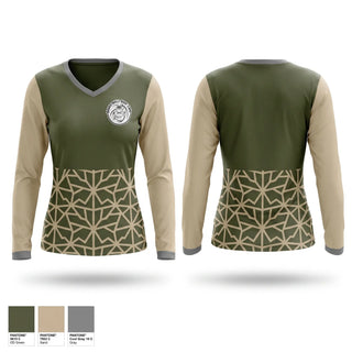 Womens Long Sleeve Vneck Shirt, Basketball Boot Camp, Men's Basketball, Teamtime, Team time, sublimation, custom sports apparel, team uniforms, spirit wear, spiritwear, sports uniforms, custom shirts, team store, custom team store, fundraiser sports, apparel fundraiser