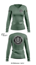 Montgomery county sheriff’s office 62194635 Women's Long Sleeve V-neck Shirt - 15
