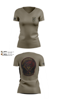 411Th CBRN 48851239 Women's Short Sleeve V-neck Shirt - 1