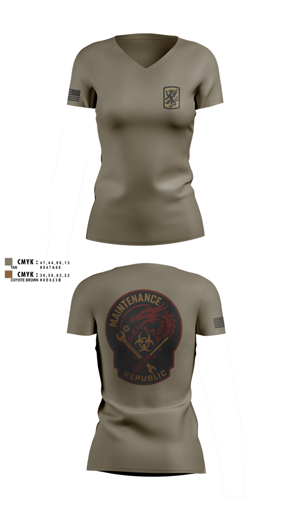 Womens Short Sleeve Vneck Shirt, 411Th CBRN, Army, Teamtime, Team time, sublimation, custom sports apparel, team uniforms, spirit wear, spiritwear, sports uniforms, custom shirts, team store, custom team store, fundraiser sports, apparel fundraiser