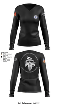 Maintenance Service Company 9999533 Women's Long Sleeve V-neck Shirt - 3