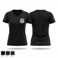 Lady Lake Police Department 15231442 Women's Short Sleeve V-neck Shirt - 1