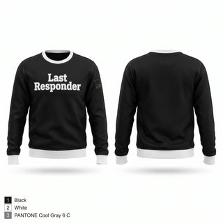 Crew Neck Sweatshirt, Last Responder, Police, Teamtime, Team time, sublimation, custom sports apparel, team uniforms, spirit wear, spiritwear, sports uniforms, custom shirts, team store, custom team store, fundraiser sports, apparel fundraiser