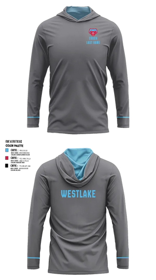 Long Sleeve Performance Shirt with hood, Jun Soccer AcademyShadow Ridge MS Staff, Men's Soccer, Teamtime, Team time, sublimation, custom sports apparel, team uniforms, spirit wear, spiritwear, sports uniforms, custom shirts, team store, custom team store, fundraiser sports, apparel fundraiser
