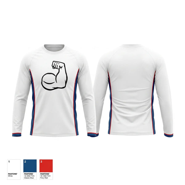 Long Sleeve Performance Shirt, Young Guns, Ice Hockey, Teamtime, Team time, sublimation, custom sports apparel, team uniforms, spirit wear, spiritwear, sports uniforms, custom shirts, team store, custom team store, fundraiser sports, apparel fundraiser