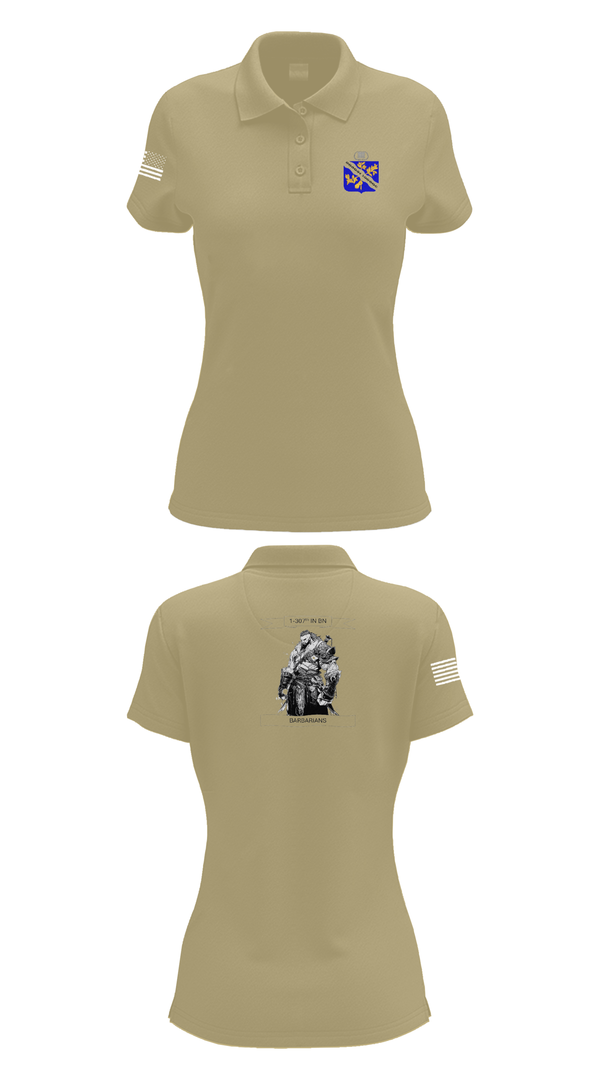 Womens Short Sleeve Performance Polo, 1-306th IN BN, , Teamtime, Team time, sublimation, custom sports apparel, team uniforms, spirit wear, spiritwear, sports uniforms, custom shirts, team store, custom team store, fundraiser sports, apparel fundraiser