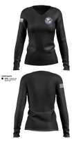 Carroll County Emergency Communications Women's Long Sleeve V-neck Shirt - 12