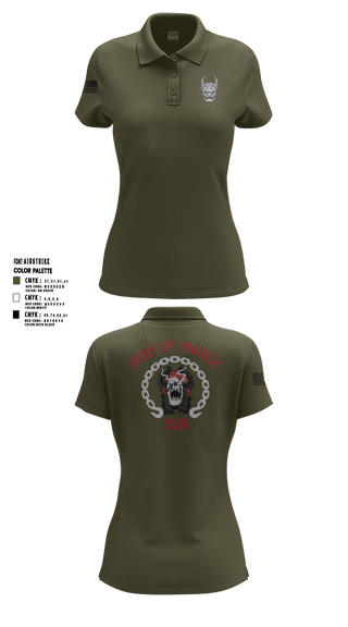 Womens Short Sleeve Performance Polo, Wrecker gods, Marines, Teamtime, Team time, sublimation, custom sports apparel, team uniforms, spirit wear, spiritwear, sports uniforms, custom shirts, team store, custom team store, fundraiser sports, apparel fundraiser