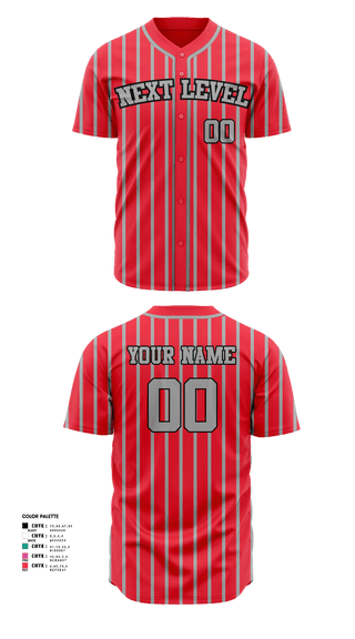 Full Button Baseball Jersey, Next level baseball, Baseball, Teamtime, Team time, sublimation, custom sports apparel, team uniforms, spirit wear, spiritwear, sports uniforms, custom shirts, team store, custom team store, fundraiser sports, apparel fundraiser