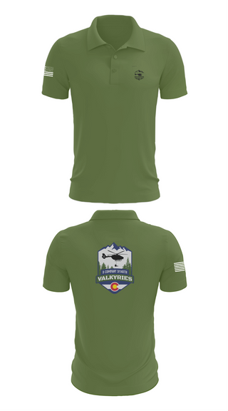 Short Sleeve Performance Polo, D Co 3-140th AVN, National Guard, Teamtime, Team time, sublimation, custom sports apparel, team uniforms, spirit wear, spiritwear, sports uniforms, custom shirts, team store, custom team store, fundraiser sports, apparel fundraiser