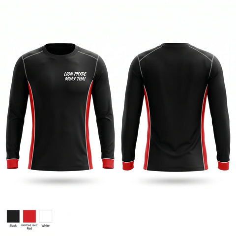 Long Sleeve Performance Shirt, Lion Pryde Muay thai, , Teamtime, Team time, sublimation, custom sports apparel, team uniforms, spirit wear, spiritwear, sports uniforms, custom shirts, team store, custom team store, fundraiser sports, apparel fundraiser