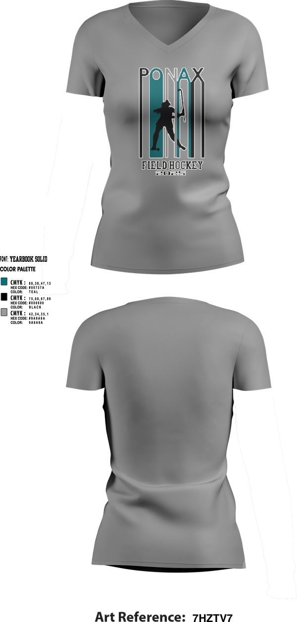 Womens Short Sleeve Vneck Shirt, Massaponax Field Hockey, Field Hockey, Teamtime, Team time, sublimation, custom sports apparel, team uniforms, spirit wear, spiritwear, sports uniforms, custom shirts, team store, custom team store, fundraiser sports, apparel fundraiser