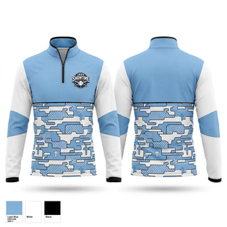 Quarter Zip Jacket, Indy Showtime, Baseball, Teamtime, Team time, sublimation, custom sports apparel, team uniforms, spirit wear, spiritwear, sports uniforms, custom shirts, team store, custom team store, fundraiser sports, apparel fundraiser