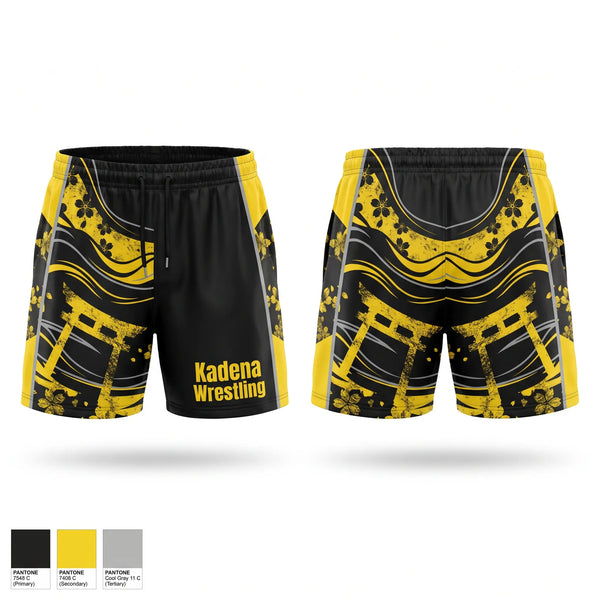 Athletic Shorts With Pockets, Kadena Wrestling, Wrestling, Teamtime, Team time, sublimation, custom sports apparel, team uniforms, spirit wear, spiritwear, sports uniforms, custom shirts, team store, custom team store, fundraiser sports, apparel fundraiser