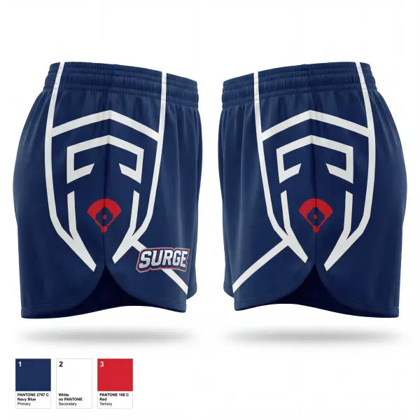 Womens Shorts, Fountain Valley Pony Baseball, Baseball, Teamtime, Team time, sublimation, custom sports apparel, team uniforms, spirit wear, spiritwear, sports uniforms, custom shirts, team store, custom team store, fundraiser sports, apparel fundraiser