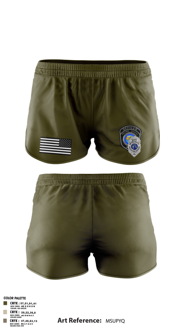 Ranger Panties, METRO SOUTH PROTECTIVE SERVICE, , Teamtime, Team time, sublimation, custom sports apparel, team uniforms, spirit wear, spiritwear, sports uniforms, custom shirts, team store, custom team store, fundraiser sports, apparel fundraiser