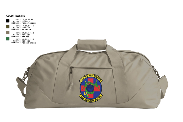 Duffle Bag, 59th Surgical Operations Squadron, Air Force, Teamtime, Team time, sublimation, custom sports apparel, team uniforms, spirit wear, spiritwear, sports uniforms, custom shirts, team store, custom team store, fundraiser sports, apparel fundraiser
