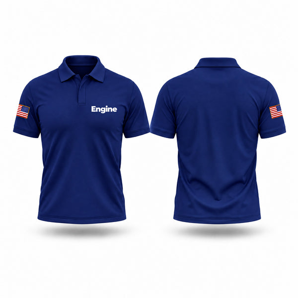Short Sleeve Performance Polo, Engine, Fire Department, Teamtime, Team time, sublimation, custom sports apparel, team uniforms, spirit wear, spiritwear, sports uniforms, custom shirts, team store, custom team store, fundraiser sports, apparel fundraiser