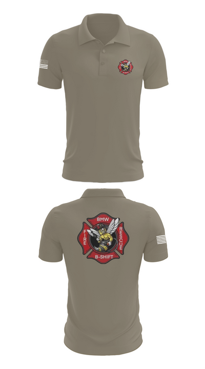 B-Shift 61265399 Short Sleeve Performance Polo - 67