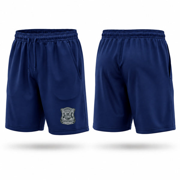 Athletic Shorts With Pockets, Ferndale Police Department, Police, Teamtime, Team time, sublimation, custom sports apparel, team uniforms, spirit wear, spiritwear, sports uniforms, custom shirts, team store, custom team store, fundraiser sports, apparel fundraiser
