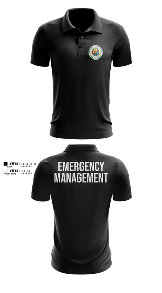 Short Sleeve Performance Polo, CCRI Emergency Management / Emergency Operations Center, Fire Department, Teamtime, Team time, sublimation, custom sports apparel, team uniforms, spirit wear, spiritwear, sports uniforms, custom shirts, team store, custom team store, fundraiser sports, apparel fundraiser