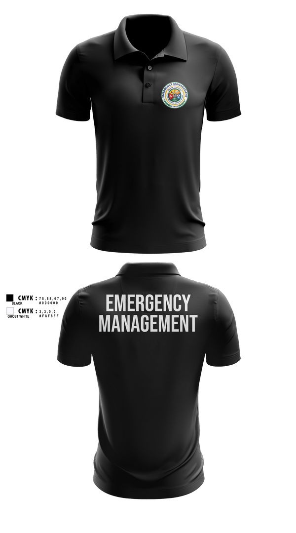 Short Sleeve Performance Polo, CCRI Emergency Management / Emergency Operations Center, Fire Department, Teamtime, Team time, sublimation, custom sports apparel, team uniforms, spirit wear, spiritwear, sports uniforms, custom shirts, team store, custom team store, fundraiser sports, apparel fundraiser