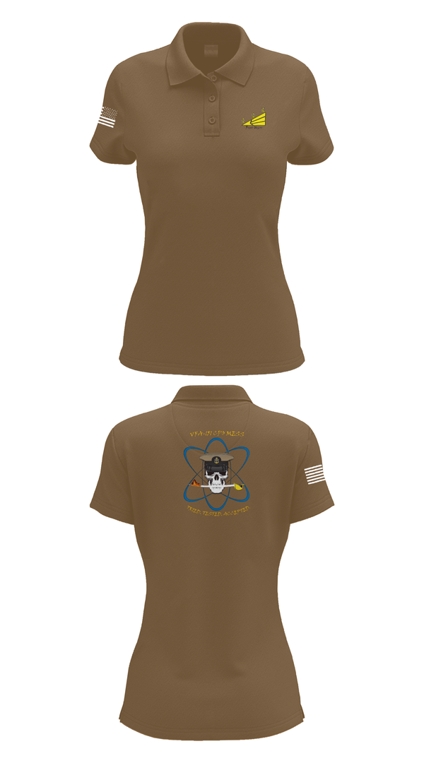 Womens Short Sleeve Performance Polo, VFA-151, , Teamtime, Team time, sublimation, custom sports apparel, team uniforms, spirit wear, spiritwear, sports uniforms, custom shirts, team store, custom team store, fundraiser sports, apparel fundraiser