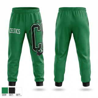 Sweatpants, CELTICS, Men's Basketball, Teamtime, Team time, sublimation, custom sports apparel, team uniforms, spirit wear, spiritwear, sports uniforms, custom shirts, team store, custom team store, fundraiser sports, apparel fundraiser