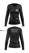Bpd mff 81135894 Women's Long Sleeve V-neck Shirt - 1