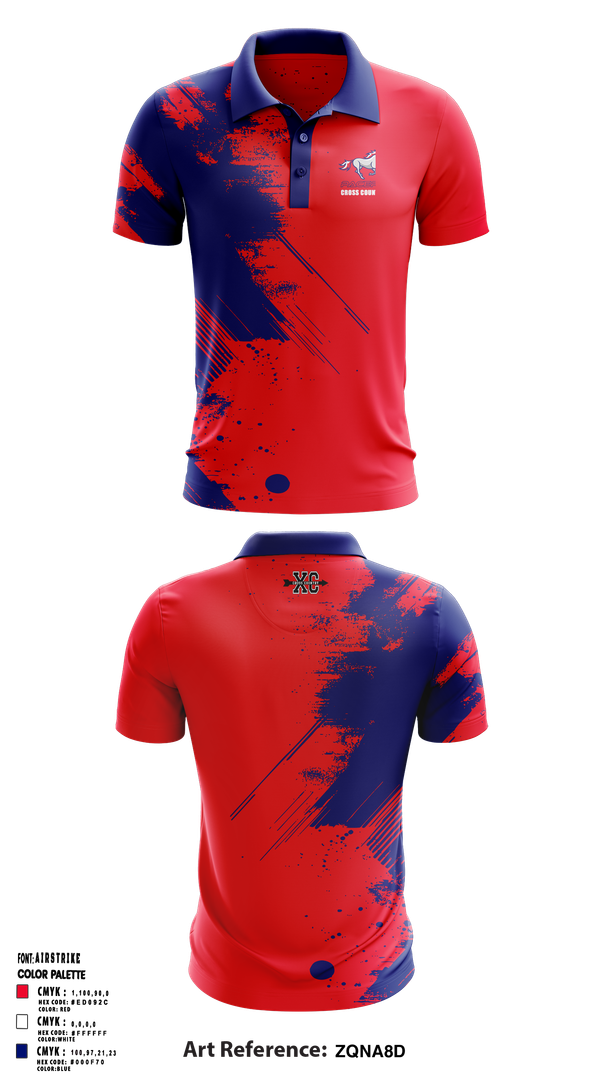 Short Sleeve Performance Polo, Plaza Park, Cross Country, Teamtime, Team time, sublimation, custom sports apparel, team uniforms, spirit wear, spiritwear, sports uniforms, custom shirts, team store, custom team store, fundraiser sports, apparel fundraiser